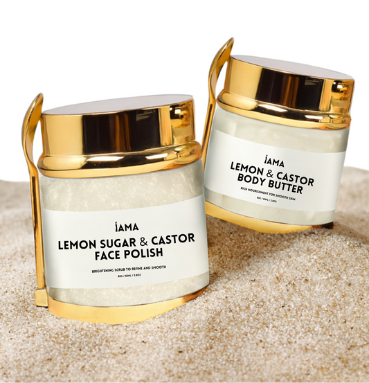 Introducing Our Lemon Sugar Castor Oil Face Polish!