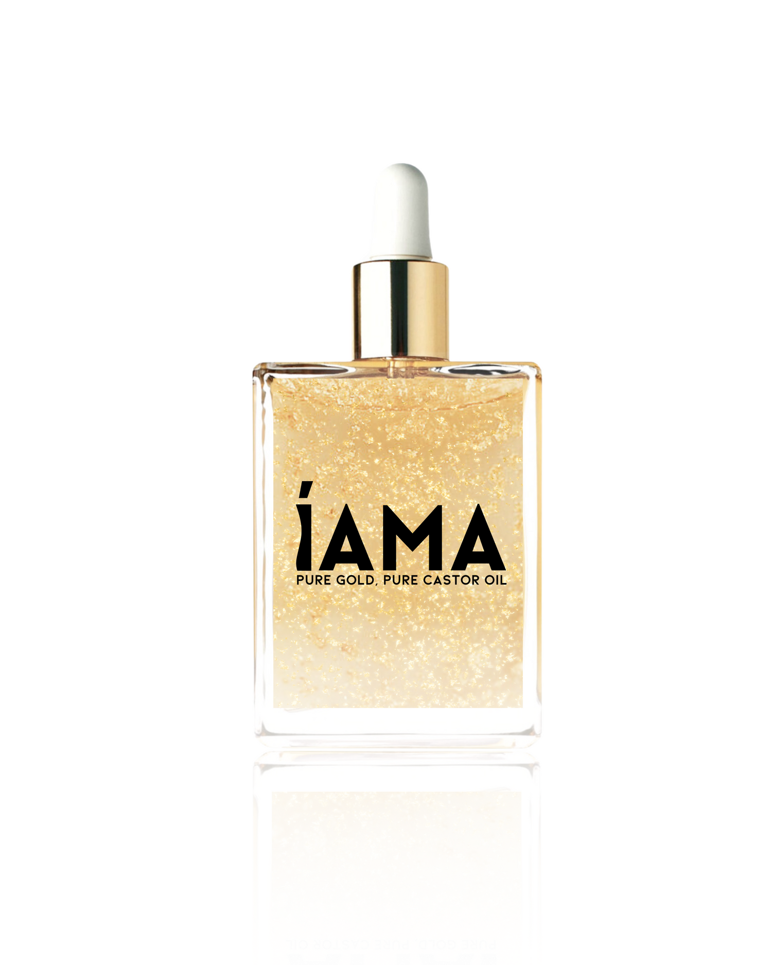 Limited Edition 24-Carat Gold Infused Castor Oil (100ml) iAMA