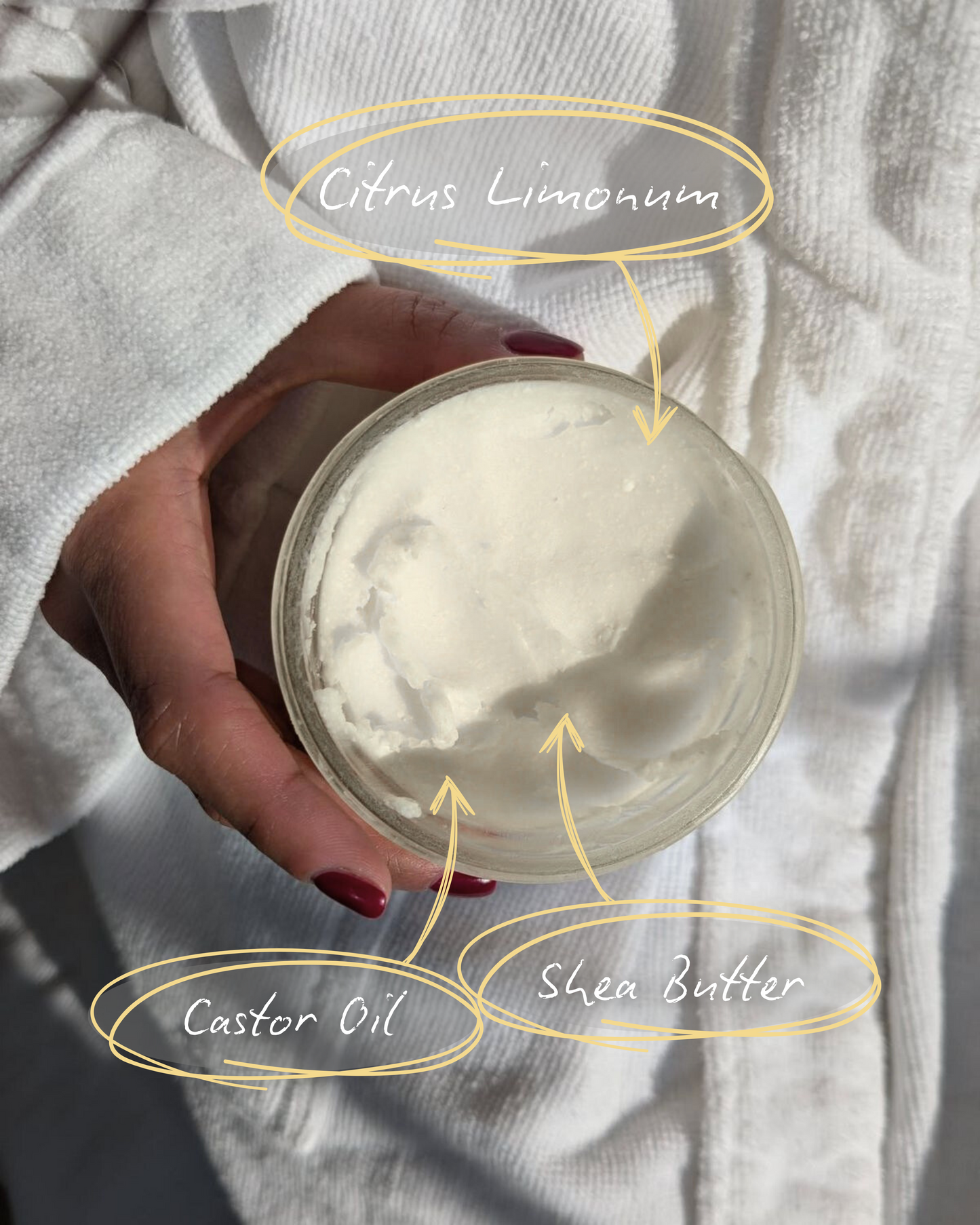 Lemon & Castor Body Butter iAMA