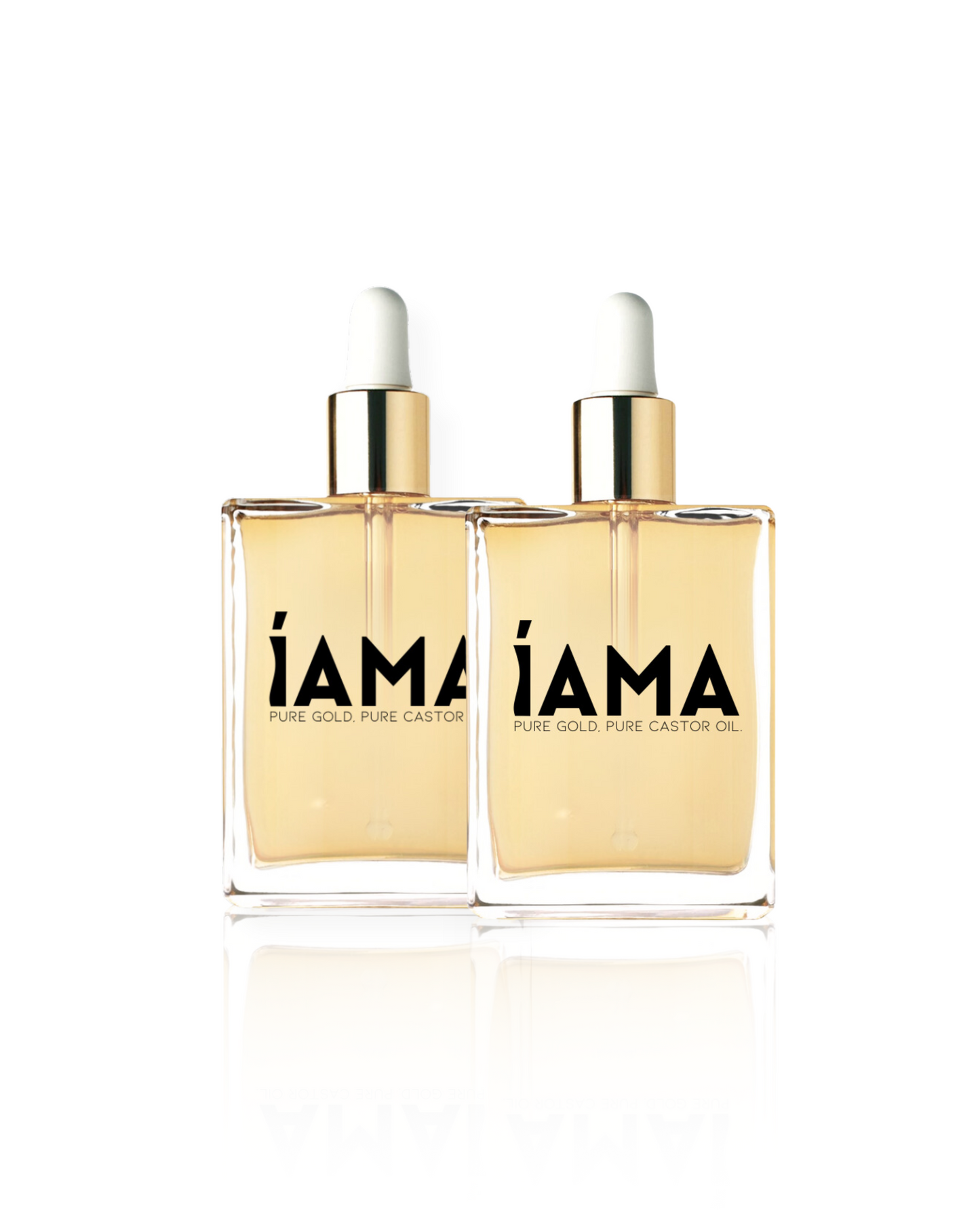 iAMA Organic, Cold Pressed Castor Oil (2x 100ml) iAMA