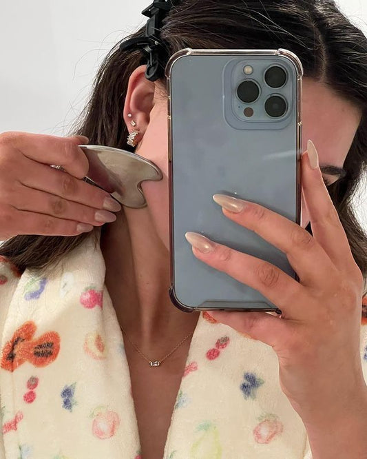 Gua Sha with Castor Oil