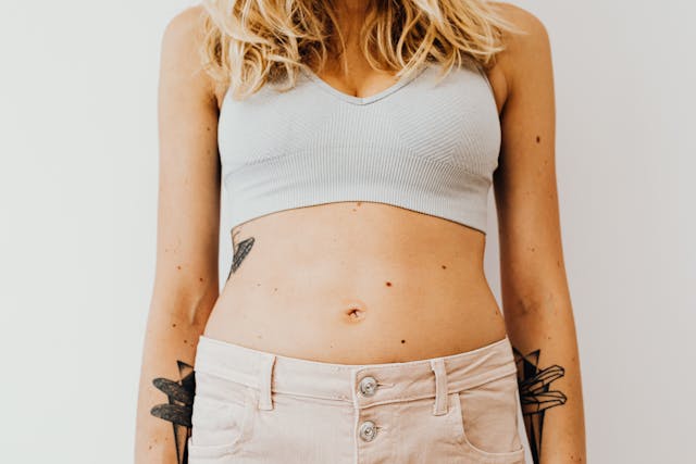 woman with tummy