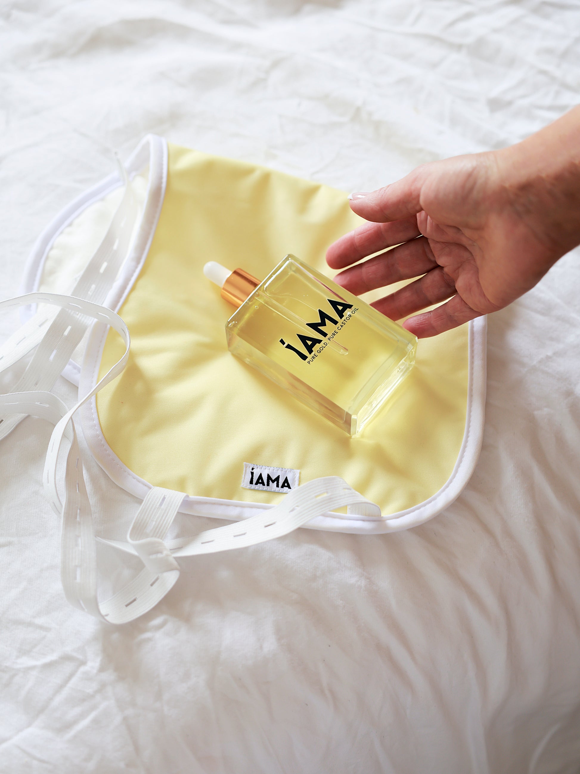Pure Castor Oil Wrap Pack Set iAMA